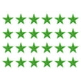 thumbnail image 1 of Uxcell 24 Pcs 5Star Patches Iron on Patches Fluorescent Green Embroidered Patches Appliques Embellishments 1.1IN Repair Patch, 1 of 6
