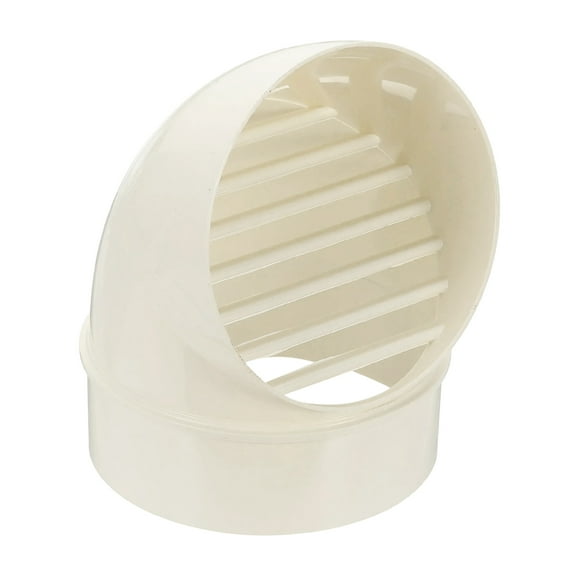 Uxcell 24Pcs Drain Pipe Vent Cap, 2 Inch Vent Pipe End Cap Cover Roof Air Vent Grille Round Chimney Cap Air Vent Covers for HVAC Drain Filter Ventilation Fireplace Exhaust, White