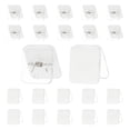 thumbnail image 1 of Uxcell 24 Pcs Plastic Self Adhesive Clips Sticky Clips Wall Clips Photo Clip, Clear, 1 of 5