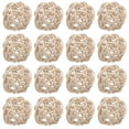 thumbnail image 1 of Uxcell 12 Pcs Wicker Rattan Balls 1.2" Vase Fillers for Home Decoration, Wood, 1 of 5