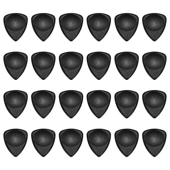 Uxcell 24 Pcs Wood Guitar Pick, 3.0mm Ultra Heavy Gauge Wood Groove Shape Guitar Picks for Electric and Acoustic Guitars, Purple Red