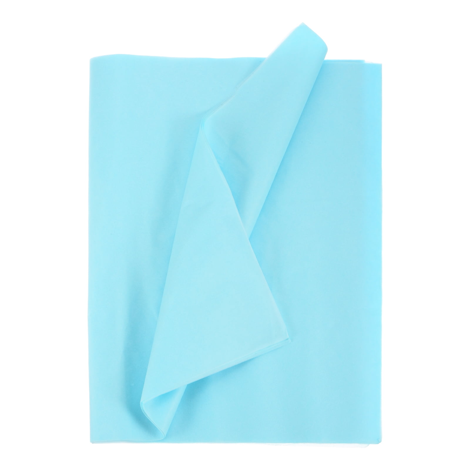 Uxcell 24 Sheets Tissue Paper 14" x 20", Tissue Paper for Gift Bags Tissue Paper Light Blue for Gift Wrapping