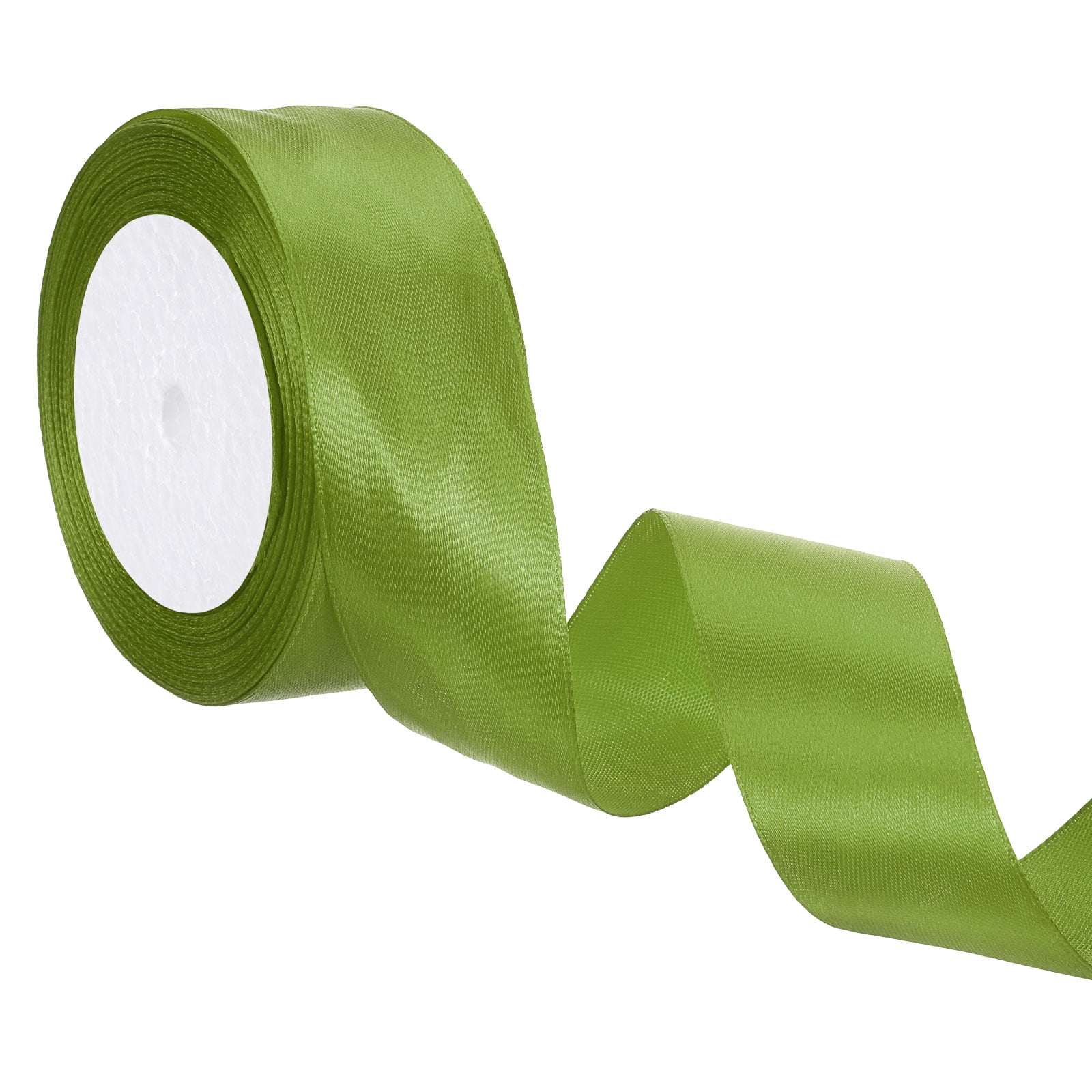 Uxcell 24 Yards Army Green Satin Ribbon, Polyester for Gift Wrapping ...