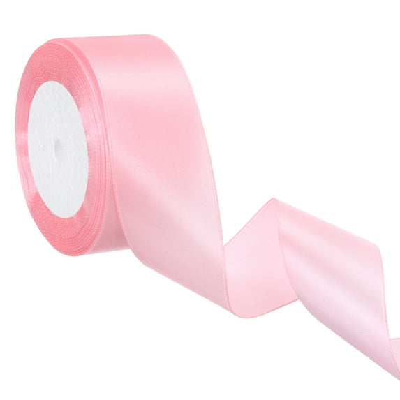 Uxcell 24 Yards Pink Satin Ribbon, Polyester for Gift Wrapping Wedding Decoration