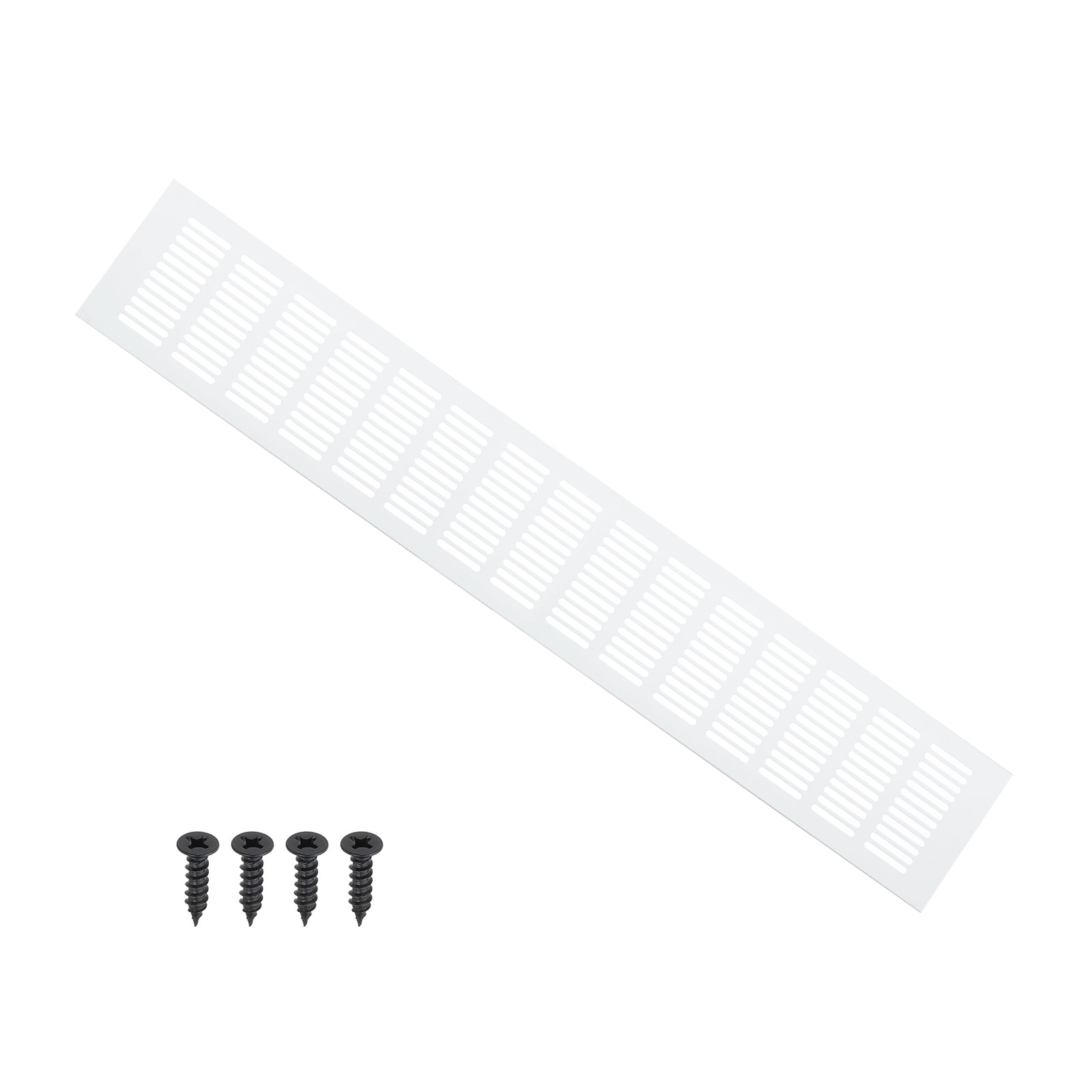 Uxcell 24 x 4 Inch Door Air Vent Cover, 1 Pcs Heavy Duty Grille Ventilation