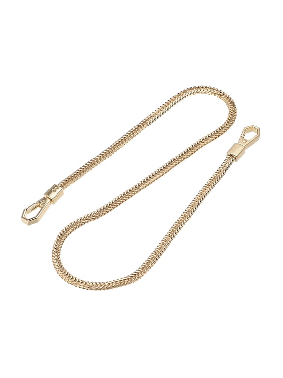 24"x0.24" Purse Chain Strap Purse Handle Cross Body Shoulder Replacement Strap, Gold