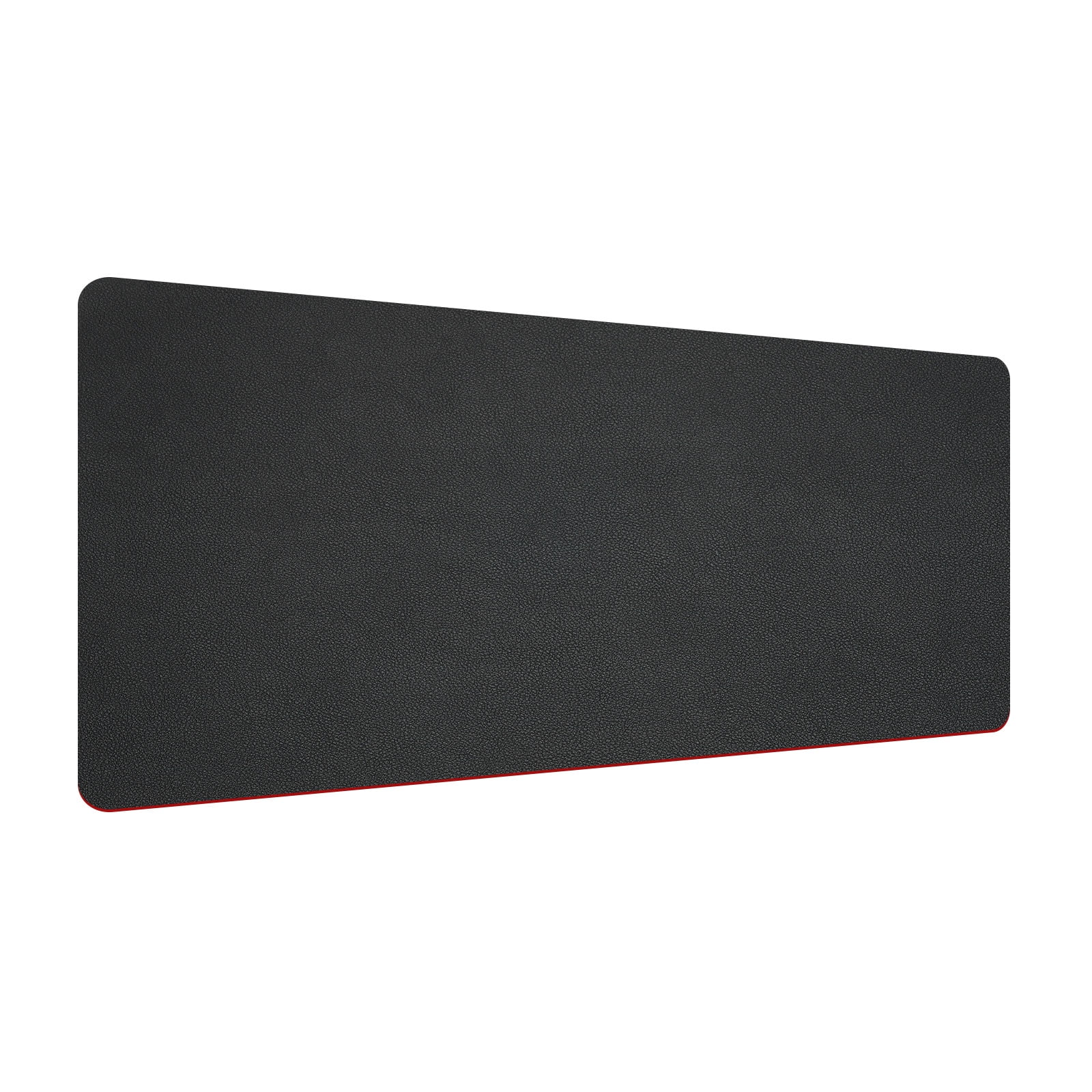Uxcell 23.62"x11.81" Desk Mat Protector, PU Leather Dual Side Waterproof Mouse Pad Writing Mat for Office Home, Black, Red