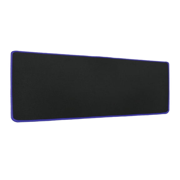 Uxcell 24"x12" Desk Mat Protector, Rubber Non-Slip Mouse Pad Writing Mat for Office Home, Black/Purple