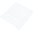 thumbnail image 1 of Uxcell 24"x12" Wire Grid Panel, 2 Pack Wall Grid Panels Board Photo Display Decor Hanging Organizer, White, 1 of 5
