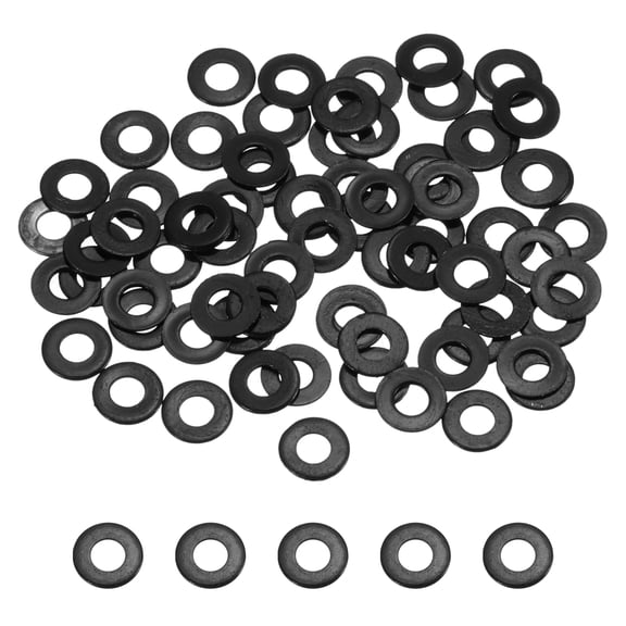 Uxcell 240 Pcs M3 1/8"ID x 1/4"OD Flat Washers, Stainless Steel Metal Washers
