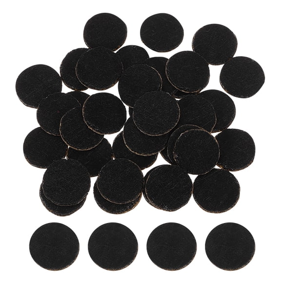 Uxcell 240Pack Round Felt Circles, 10mm (3/8") Black Non-Woven Felt Fabric Sticker Self-Adhesive Felt Pads Pre Cut Felt Pads for Sewing Costume Handcraft Cut Crafts DIY Projects