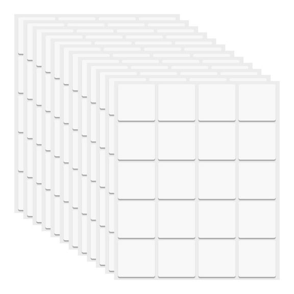 Uxcell 240pack Double Sided Sticky Tape Dots, Two Sided Dots, Square Clear Mounting Adhesive Dot, 30 x 30 x 1.0 mm