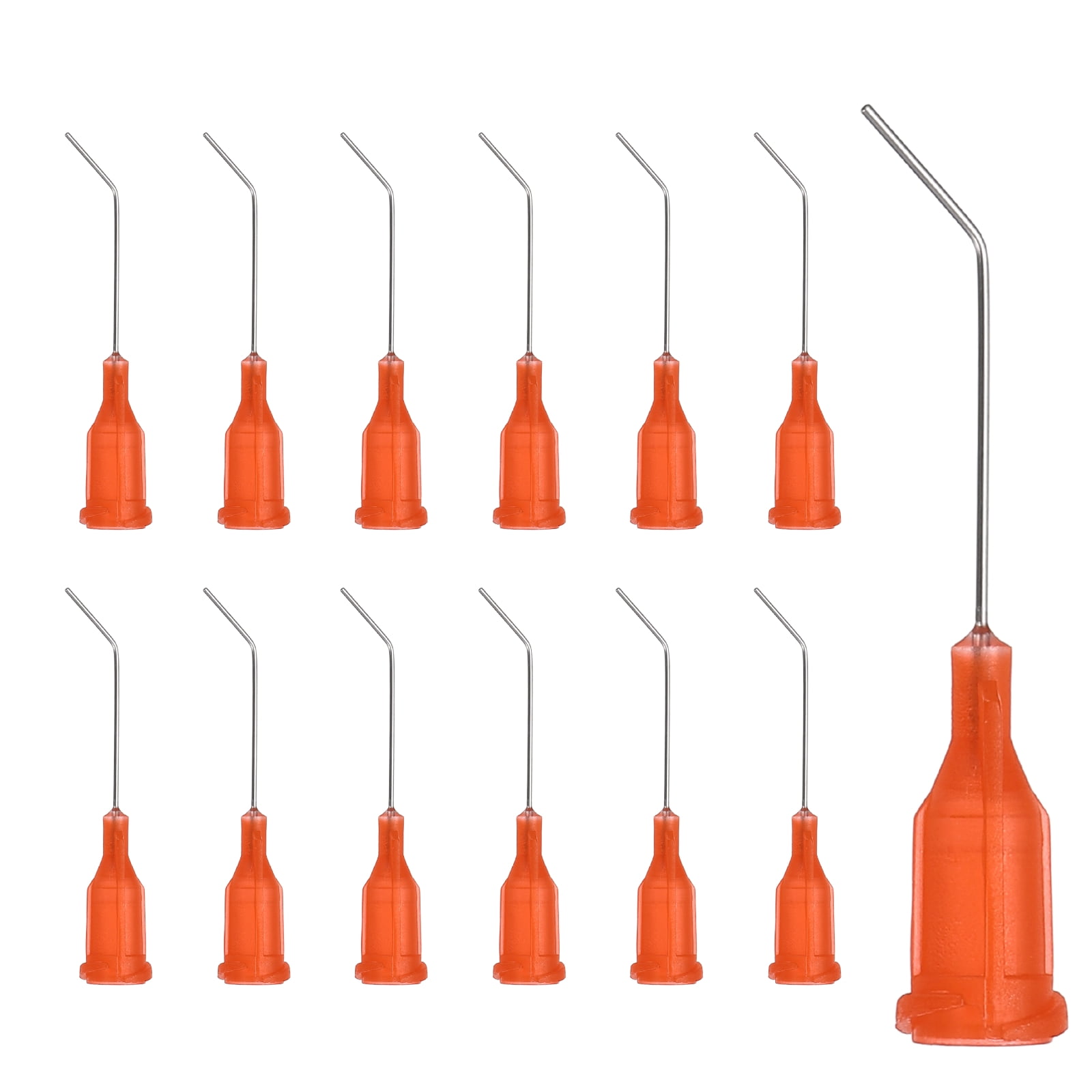 Uxcell 24Ga Angled Dispensing Needles, 25Pcs 1Inch 45° Curved ...