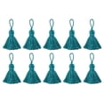 thumbnail image 1 of Uxcell 24Pack 3" Bookmark Tassels with Loop for DIY Crafts Accessory, Peacock Blue, 1 of 6