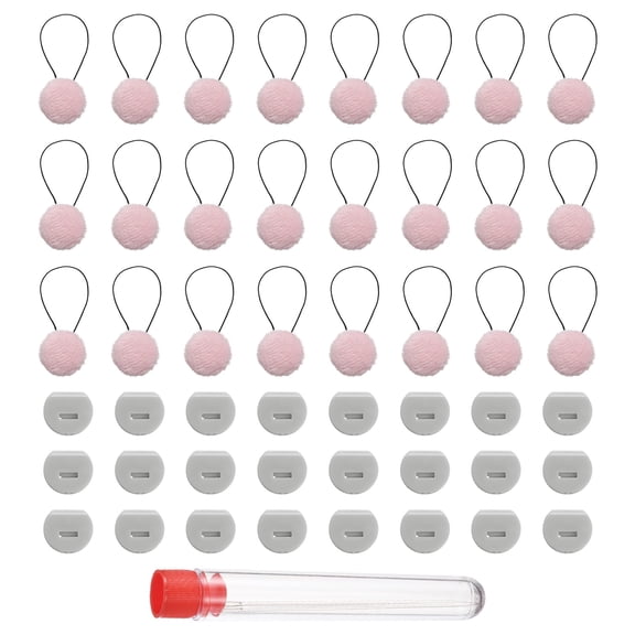 Uxcell 24Pack Duvet Clip, Double-Sided Cotton Quilt Fasteners with Hook Device Comforters Duvet Holder for Quilts Blanket Pillows Cushions Curtains, Pink