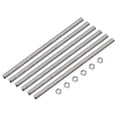 thumbnail image 1 of Uxcell 24Pack M5 x 300mm Fully Threaded Rod w 24Pack Hex Nuts, 0.8mm Pitch 304 Stainless Steel Right Hand Threaded Rod, 1 of 7