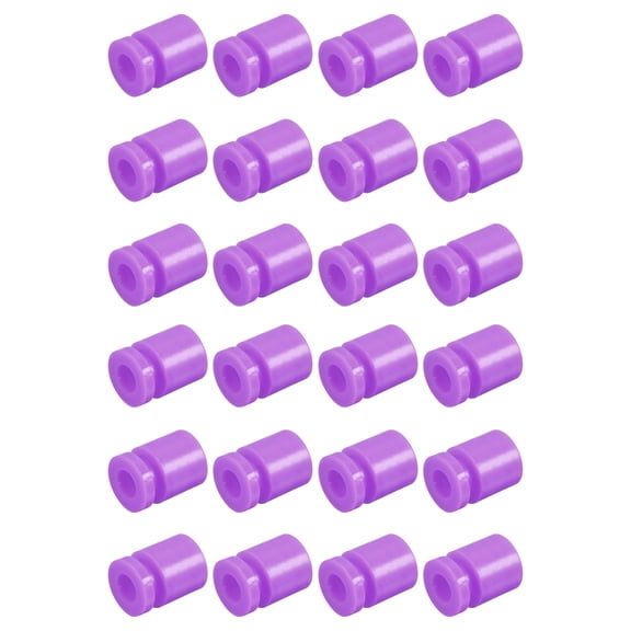 Uxcell 24Pack RC Anti Vibration Rubber Balls for F4 F7 Flight Controller M3x8mm Purple