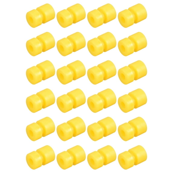 Uxcell 24Pack RC Anti Vibration Rubber Balls for F4 Flight Controller M2x6.6mm Yellow