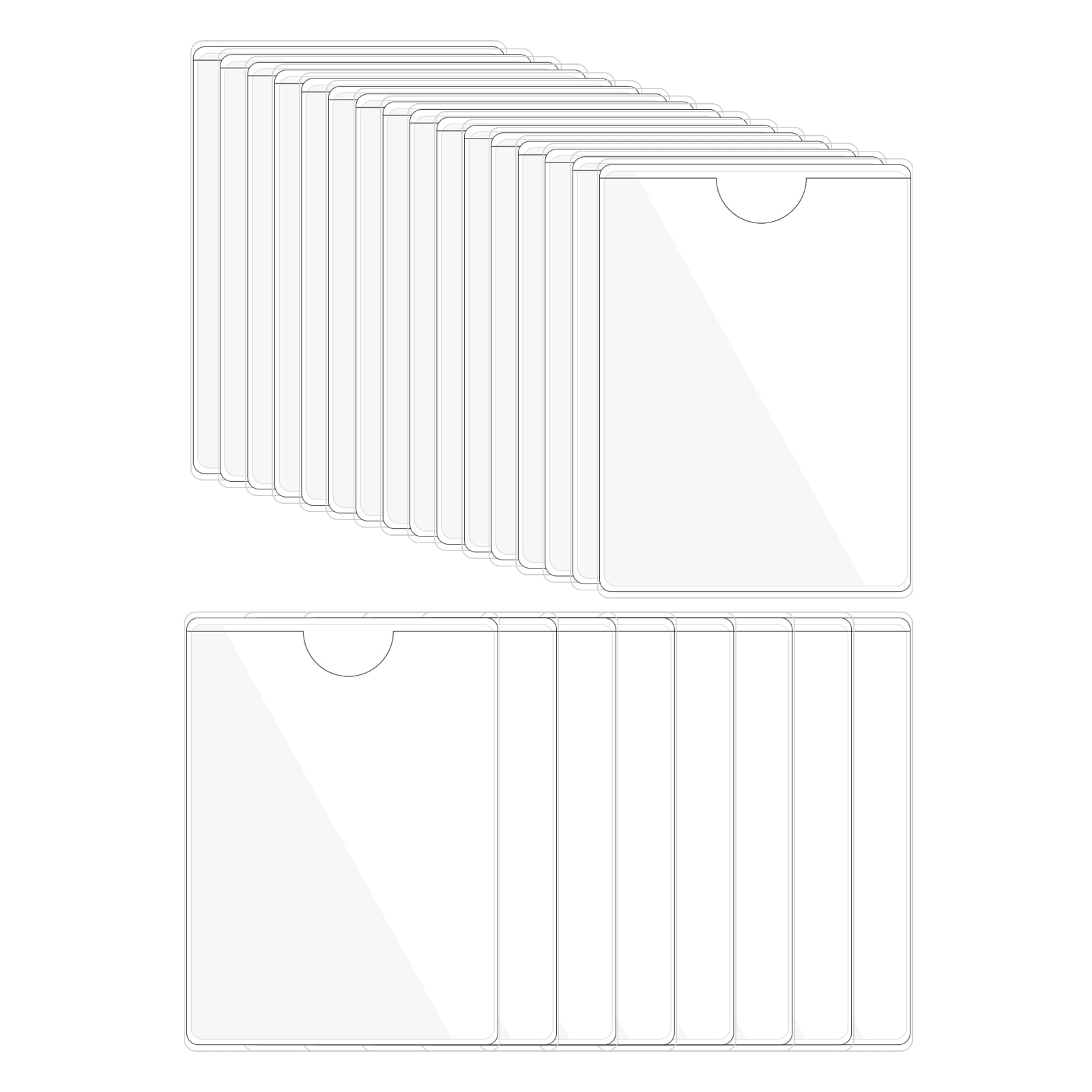 Uxcell 24Pcs 4.7x3.3