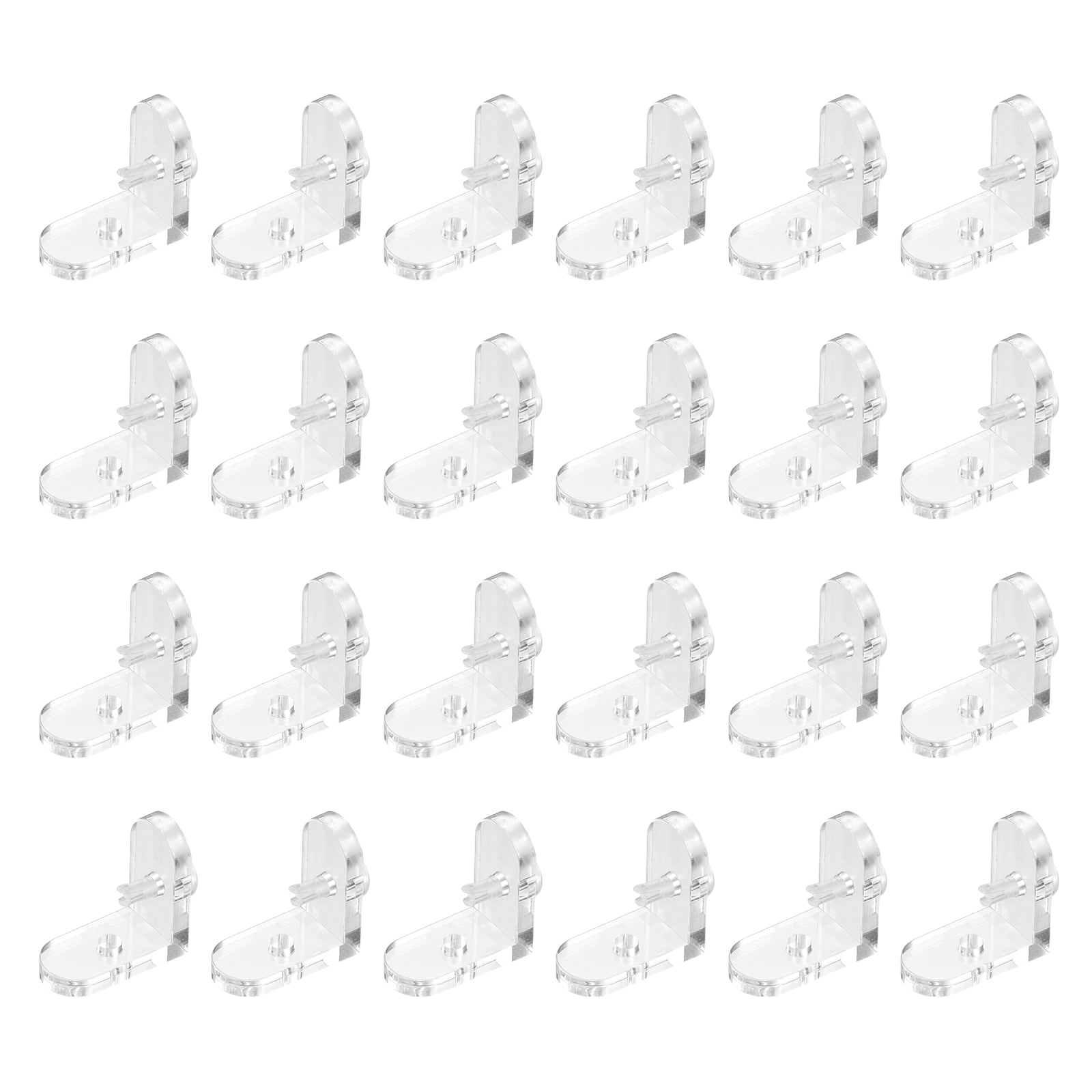 Uxcell 24Pcs Acrylic Corner Bracket, L-Shape Corner Connector ...