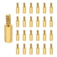 thumbnail image 1 of Uxcell 24Pcs M2 8+5mm Hex Standoff Spacer, Male to Female Copper Threaded Pillars Standoff Spacer Hexagonal Standoffs Screws Nuts, 1 of 6