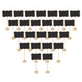 thumbnail image 1 of Uxcell 24Pcs Mini Chalkboard Signs with Easel Stand, Black (Style B, 6.8"x3.3"), 1 of 5