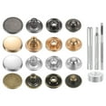 thumbnail image 1 of Uxcell 24Set 15mm Leather Snap Fastener Kit with 4 Install Tools, 4 Colors, 1 of 6