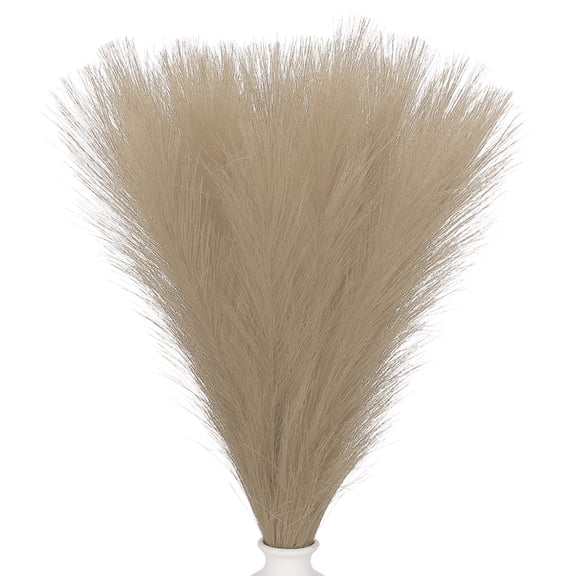 Uxcell 24" Pampas Grass Decor 30Pcs Artificial Pampas Grass Bulk Fluffy Faux Pampas Grass Small Dried Brown
