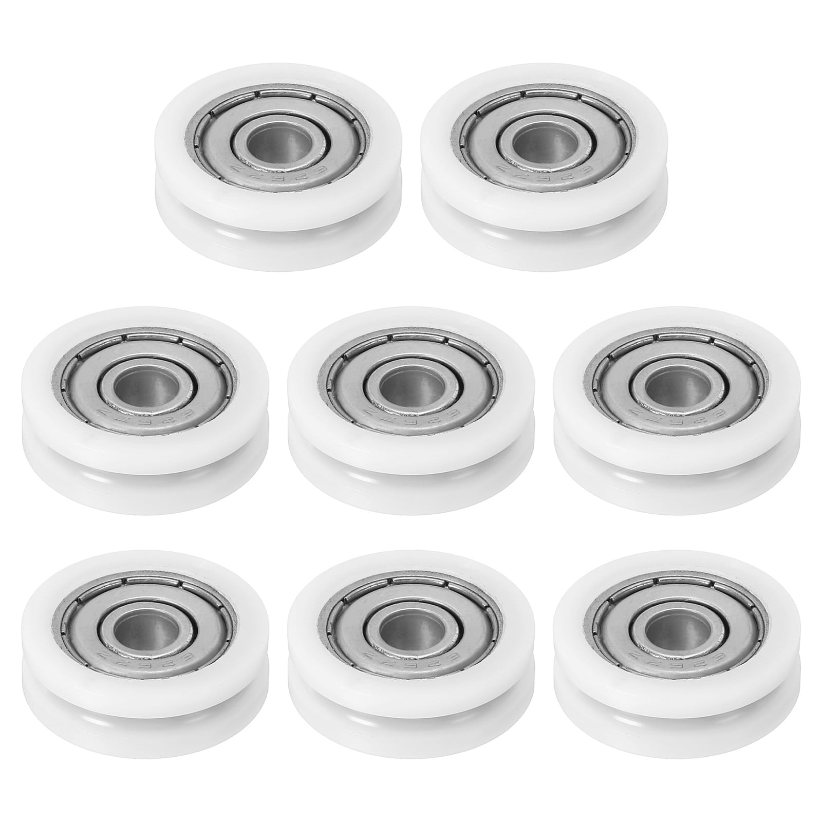 Uxcell 24mm Drawer Rollers, 8 Pack Drawer Pulley Bearing Small Pulley
