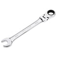 thumbnail image 1 of Uxcell 24mm Flex-Head 72 Teeth Box Ended Ratcheting Combination Wrench, CR-V Steel, 1 of 5
