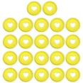 thumbnail image 1 of Uxcell 24mm Plastic Book Binding Discs Discbound Expansion Discs Heart Binder Rings, Yellow 22 Pack, 1 of 6