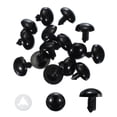 thumbnail image 1 of Uxcell 24mm Safety Eyes, 20 Pcs Plastic Craft Eyes with Protective Film, 1 of 6