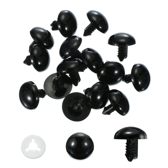 Uxcell 24mm Safety Eyes, 20 Pcs Plastic Craft Eyes with Protective Film