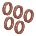 thumbnail image 1 of Uxcell 24mm Silicone Identifier Coding Tags Sleeve Key Cap Rings Cover, Brown 20 Pack, 1 of 6