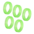 thumbnail image 1 of Uxcell 24mm Silicone Identifier Coding Tags Sleeve Key Cap Rings Cover, Light Green 10 Pack, 1 of 6