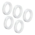 thumbnail image 1 of Uxcell 24mm Silicone Identifier Coding Tags Sleeve Key Cap Rings Cover, White 10 Pack, 1 of 6