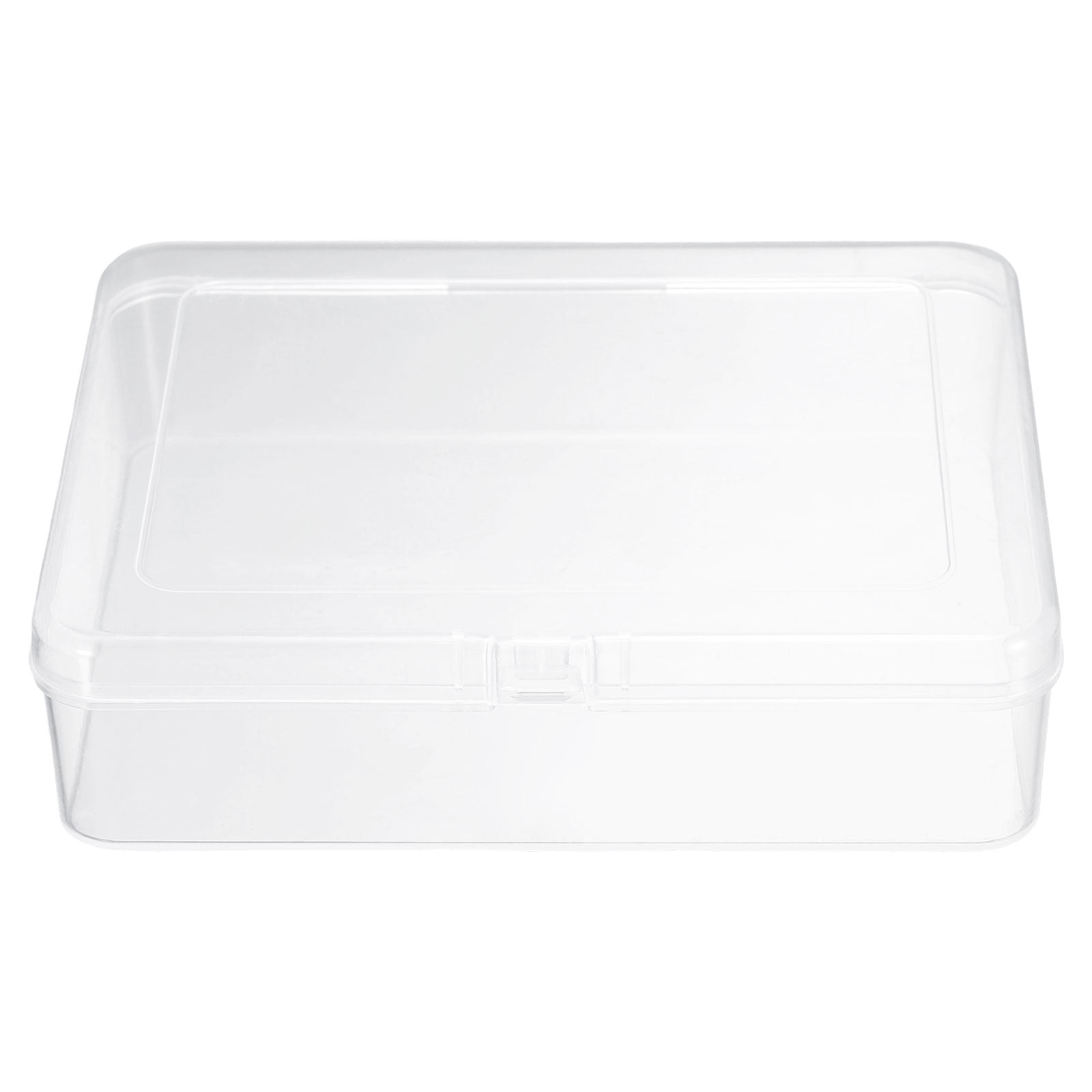 Uxcell 24pcs 4.92" x 4.02" x 1.3" Plastic Beads Storage Containers Box, Clear