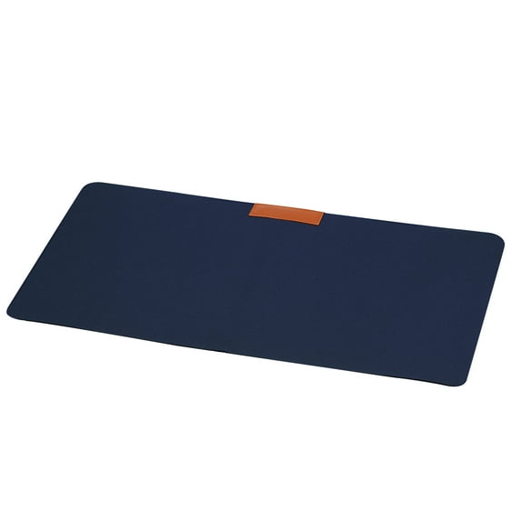 Uxcell 24x13" Desk Mat Protector, Dual Side Soft Smooth Mouse Pad Writing Mat, Dark Blue