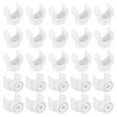 thumbnail image 1 of Uxcell 25 Pack PEX Clips Pipe, 1/2 Inch U Hook Pipe Hangers Clamps, 1 of 6