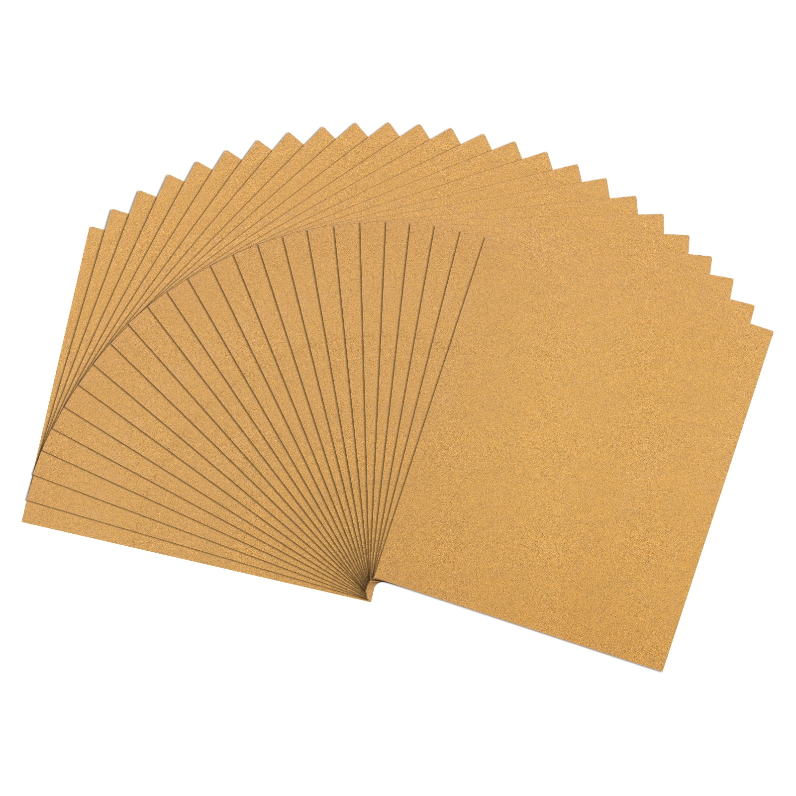 Uxcell 25 Pcs 100 Grit Sandpaper, 9 x 11 Inch Sand Paper Alumina ...