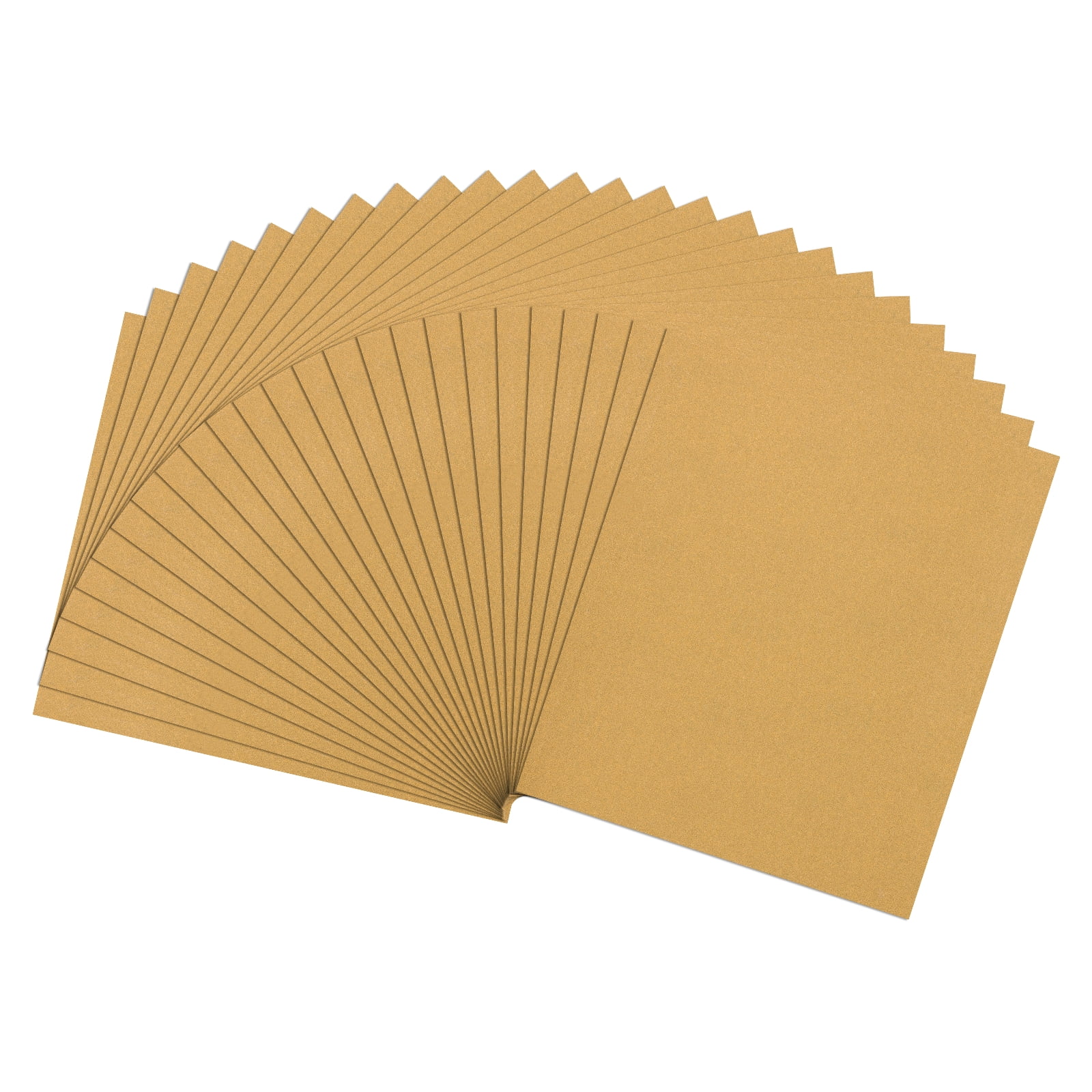 Uxcell 25 Pcs 180 Grit Sandpaper, 9 x 11 Inch Sand Paper Alumina ...
