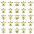 thumbnail image 1 of Uxcell 25 Pcs Metal Stud Rivets 12mm Star Shape Decoration Screw Back Studs, Light Gold, 1 of 6