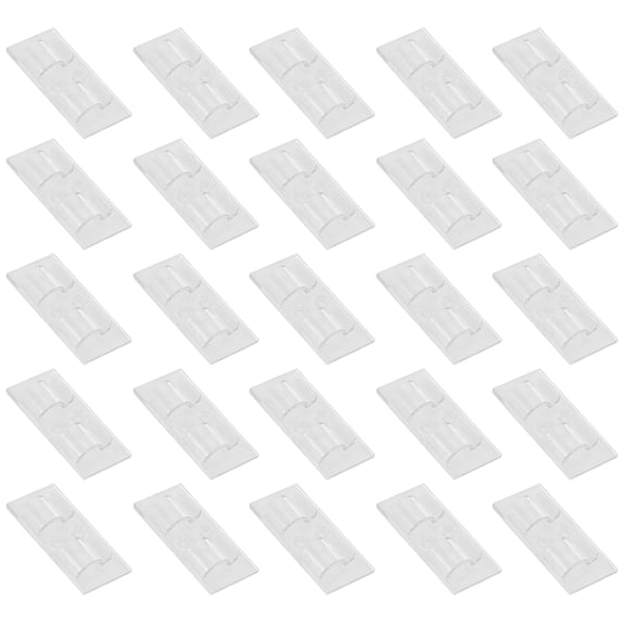 Uxcell 25 Pcs Outdoor LED Light Hooks Waterproof Decor Light Hanging Clip, Transparent