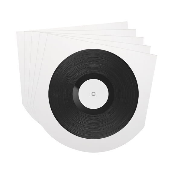Uxcell 25 Pcs Vinyl Outer Sleeves, Clear Vinyl Record Sleeves 7" x 6.8" Vinyl Record Protector Covers