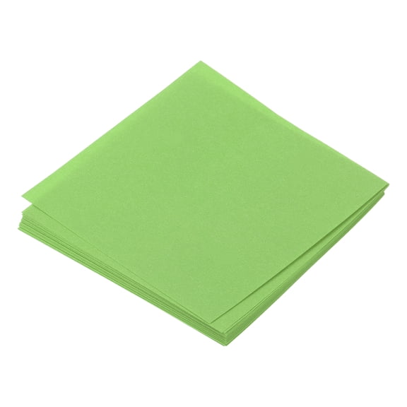 Uxcell 25 Sheet Origami Paper Double Sided Green 2.5x2.5 Inch Square Sheet for Art Craft