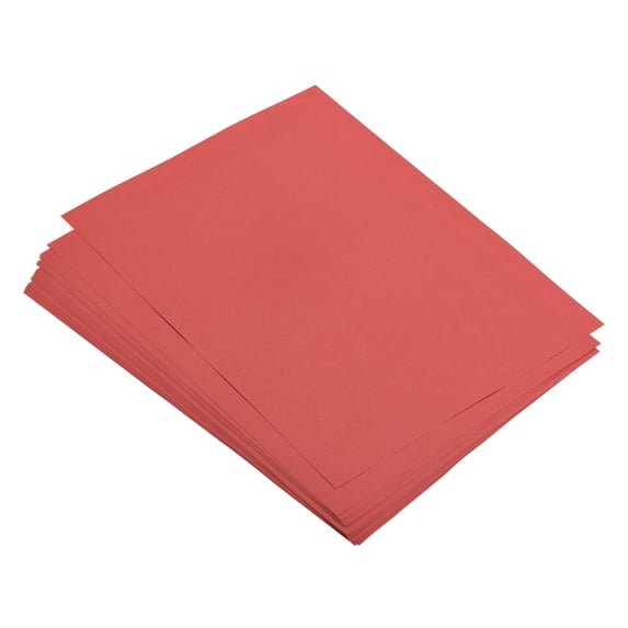 Uxcell Colored Copy Paper 16.5x11.7" 80gsm Bright Red 25 Sheets