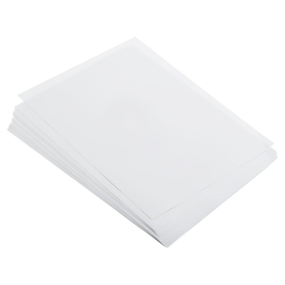 Uxcell Colored Copy Paper 8.3x5.8" 80gsm White 25 Sheets