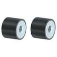 thumbnail image 1 of Uxcell 25 x 20mm Rubber Female M8 Thread Isolator Replaces Anti Vibration Pads Flat 2Pack, 1 of 6