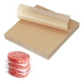 thumbnail image 1 of Uxcell 250 Pcs Unbleached Parchment Paper Baking Sheets Squares, 4.3 Inch Hamburger Patty Paper, Non Stick Parchment Pulp Paper for Baking Grilling or Meat Storage, Wood Color, 1 of 6