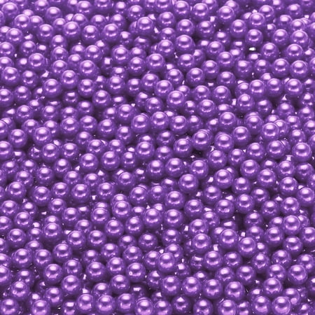 Uxcell 2500Pcs Faux Pearl for Crafting 6mm No Hole ABS Round Pearls Beads for Cosmetic Boxes DIY Deep Purple